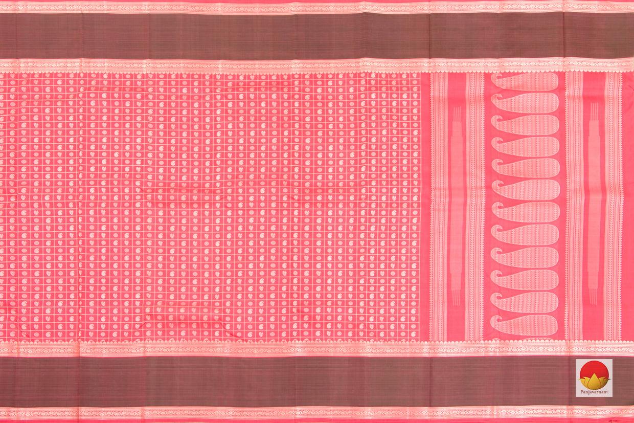 Kanchipuram Silk Saree - Handwoven Pure Silk - No Zari - PV 2004 - Silk Sari - Panjavarnam