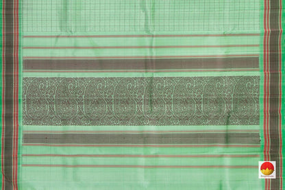 Kanchipuram Silk Saree - Handwoven Pure Silk - No Zari - PV ABI 2725 - Silk Sari - Panjavarnam