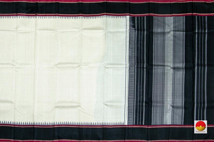 Kanchipuram Silk Saree - Handwoven Pure Silk - No Zari - PV NYC 228 - Silk Sari - Panjavarnam