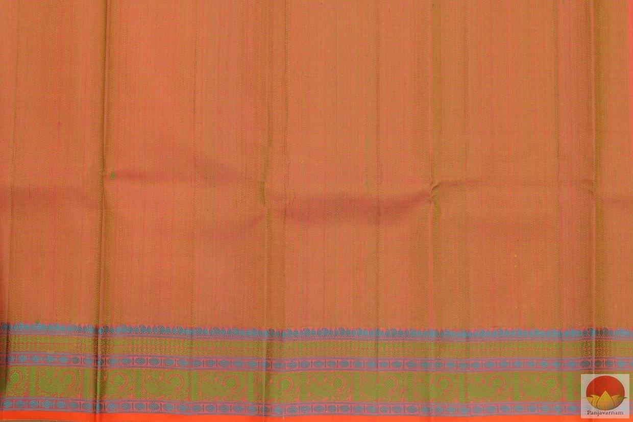 Kanchipuram Silk Saree - Handwoven Pure Silk - No Zari - PV NZ 104 Archives - Silk Sari - Panjavarnam