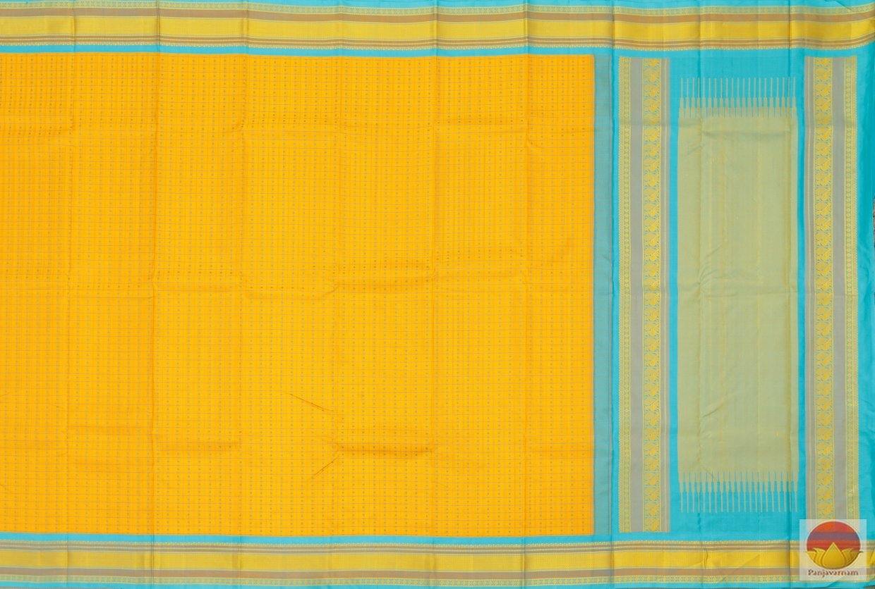 Kanchipuram Silk Saree - Handwoven Pure Silk - No Zari - PV NZ 129 Archives - Silk Sari - Panjavarnam