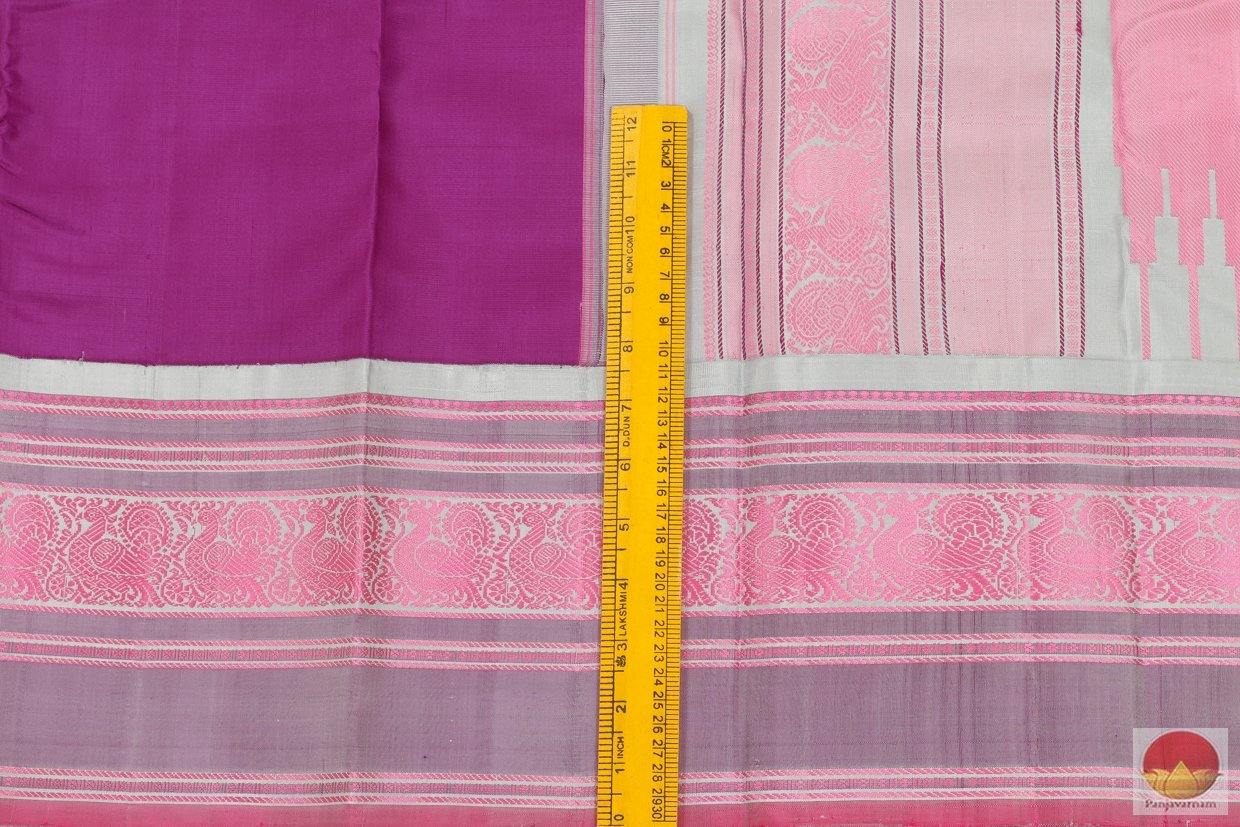 Kanchipuram Silk Saree - Handwoven Pure Silk - No Zari - PV NZ 130 Archives - Silk Sari - Panjavarnam