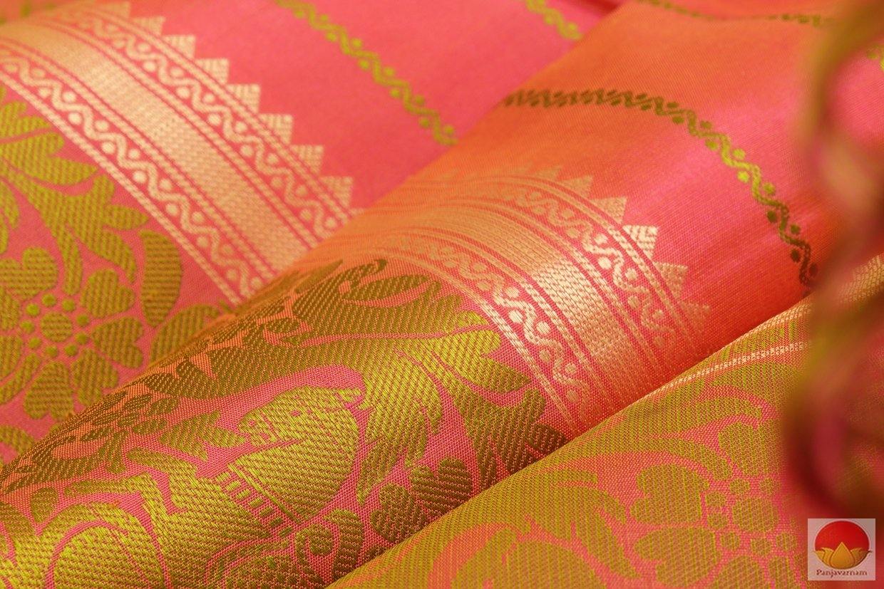 Kanchipuram Silk Saree - Handwoven Pure Silk - No Zari - PV NZ 133 - Archives - Silk Sari - Panjavarnam