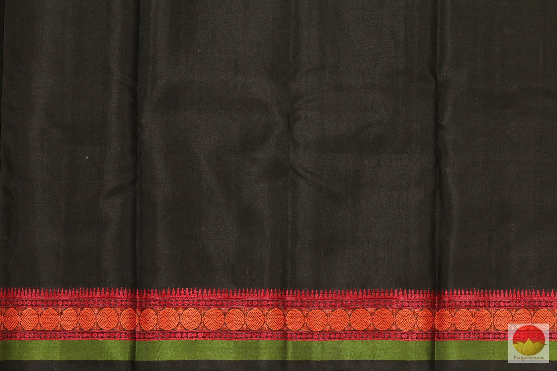 Kanchipuram Silk Saree - Handwoven Pure Silk - No Zari - PV NZ 4691 Archives - Silk Sari - Panjavarnam