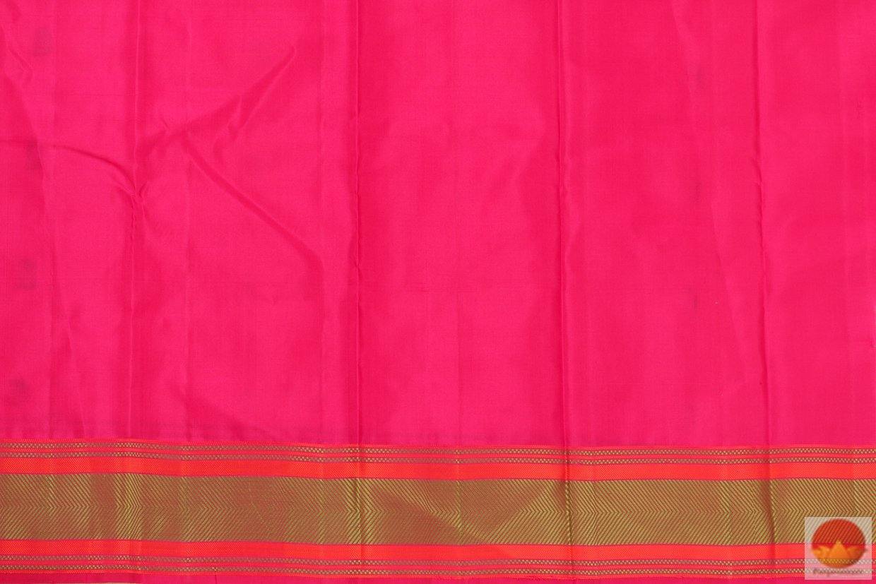 Kanchipuram Silk Saree - Handwoven Pure Silk - No Zari - PV RM NZ 147 - Archives - Silk Sari - Panjavarnam