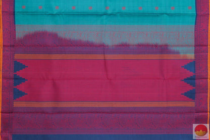 Kanchipuram Silk Saree - Handwoven Pure Silk - No Zari - PV RM NZ 149 Archives - Silk Sari - Panjavarnam