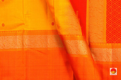 Kanchipuram Silk Saree - Handwoven Pure Silk - No Zari - PV RM NZ 367 - Silk Sari - Panjavarnam