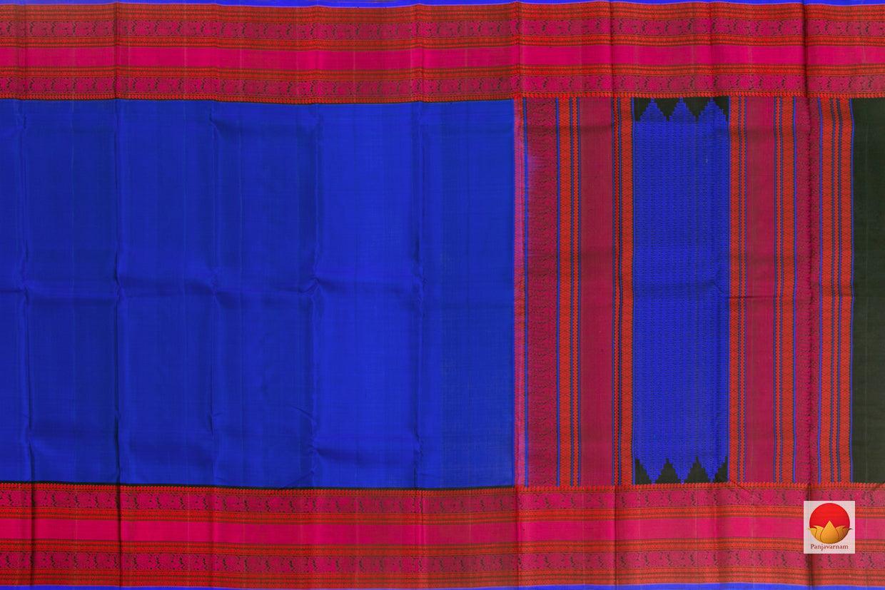 Kanchipuram Silk Saree - Handwoven Pure Silk - No Zari - PV RM NZ 368 - Silk Sari - Panjavarnam