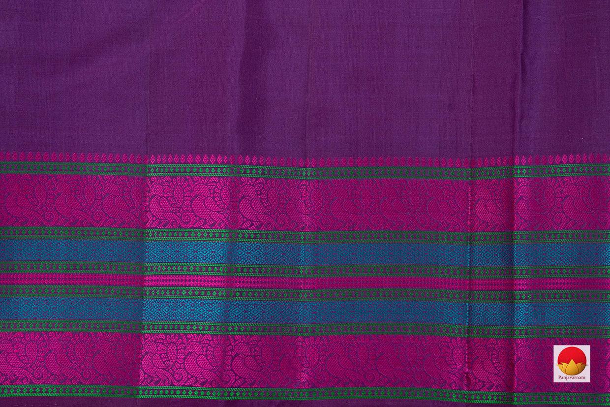 Kanchipuram Silk Saree - Handwoven Pure Silk - No Zari - PV RM NZ 400 - Apparel & Accessories - Panjavarnam