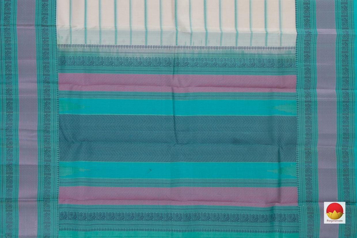Kanchipuram Silk Saree - Handwoven Pure Silk - No Zari - PV RM NZ 401 - Silk Sari - Panjavarnam