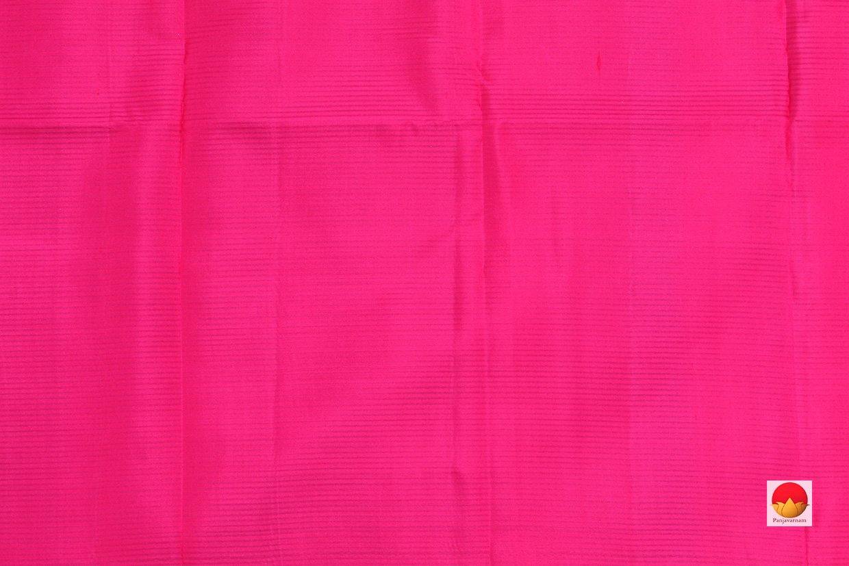 Kanchipuram Silk Saree - Handwoven Pure Silk - No Zari - PV SH NZ 202 - Archives - Silk Sari - Panjavarnam