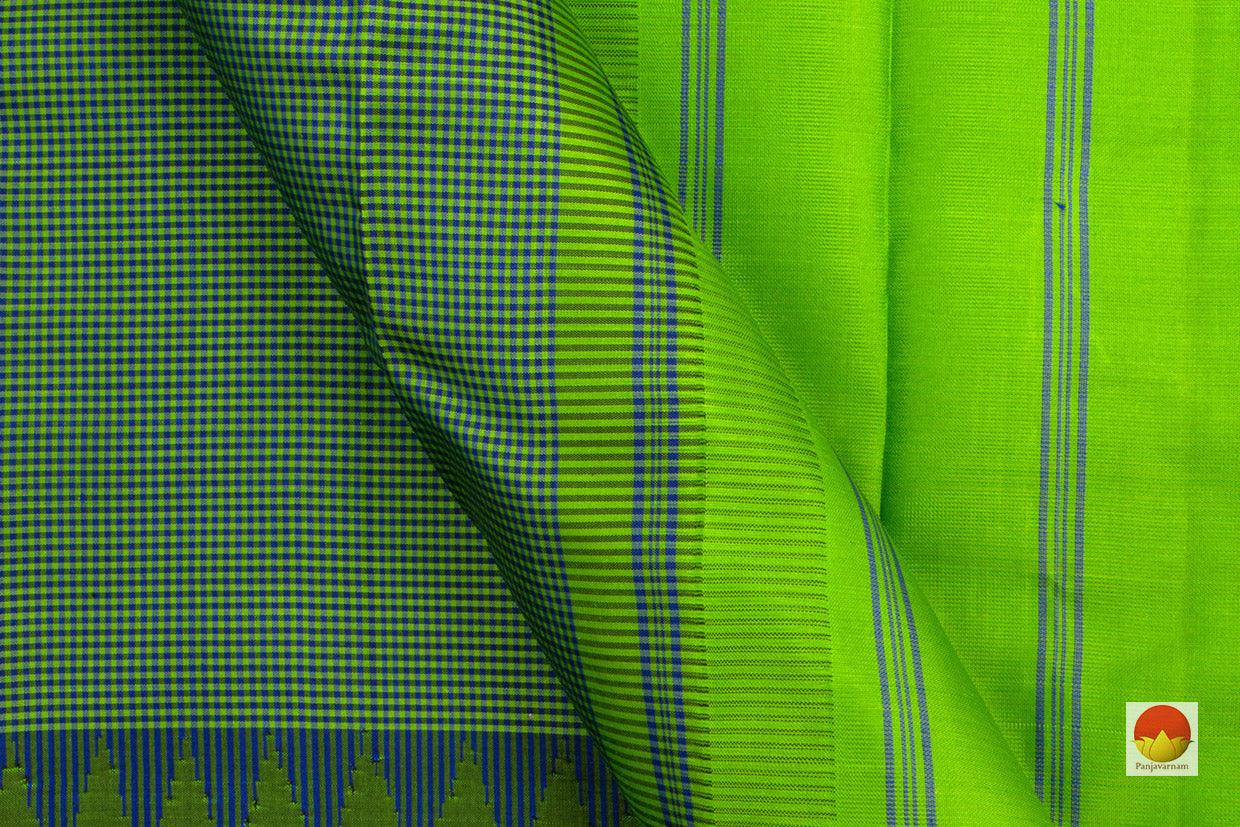 Kanchipuram Silk Saree - Handwoven Pure Silk - No Zari - PV SH NZ 225 - Archives - Silk Sari - Panjavarnam