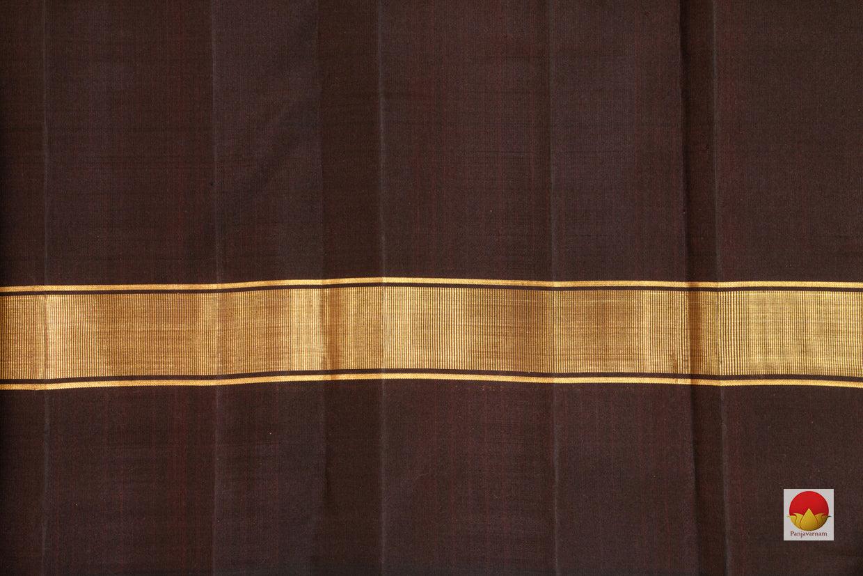 Kanchipuram Silk Saree - Handwoven Pure Silk - No Zari - PV SH NZ 235 - Silk Sari - Panjavarnam