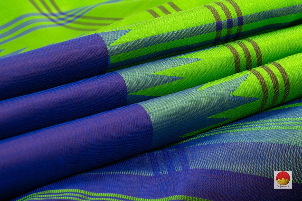 Kanchipuram Silk Saree - Handwoven Pure Silk - No Zari - PV SH NZ 236 - Silk Sari - Panjavarnam
