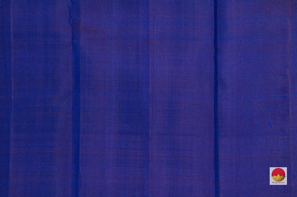 Kanchipuram Silk Saree - Handwoven Pure Silk - No Zari - PV SH NZ 236 - Silk Sari - Panjavarnam