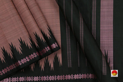 Kanchipuram Silk Saree - Handwoven Pure Silk - No Zari - PV SRI 1755 - Archives - Silk Sari - Panjavarnam