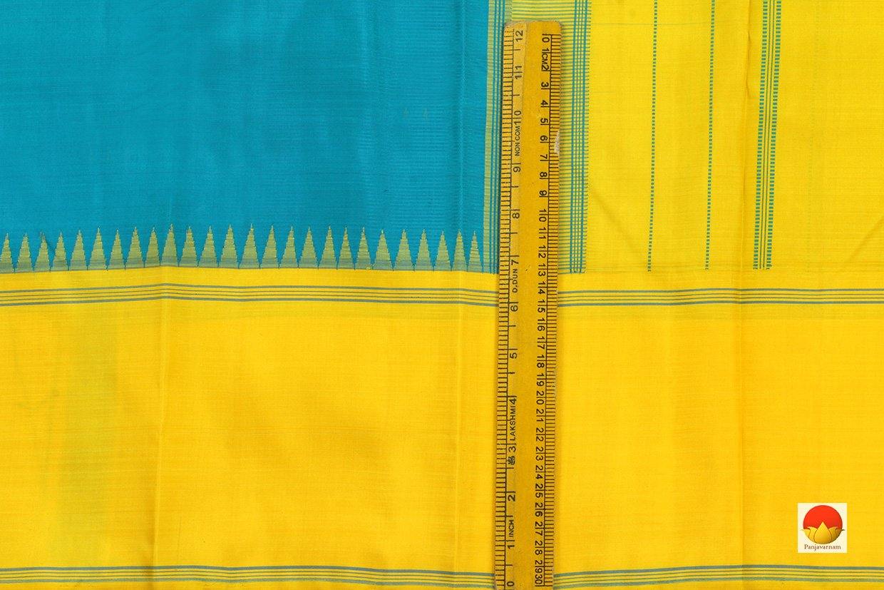 Kanchipuram Silk Saree - Handwoven Pure Silk - No Zari - PV SRI 1756 - Archives - Silk Sari - Panjavarnam
