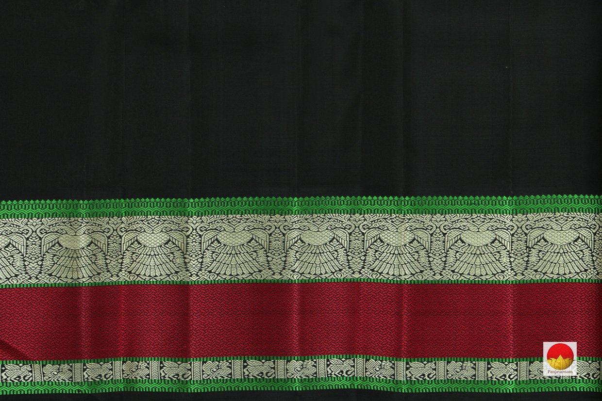 Kanchipuram Silk Saree - Handwoven Pure Silk - No Zari - Silk Thread Work - PV SRI 1776 - Silk Sari - Panjavarnam