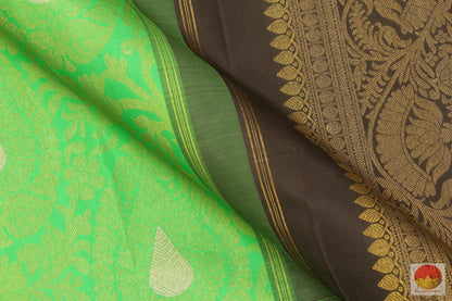 Kanchipuram Silk Saree - Handwoven Pure Silk - Pure Zari - Borderless - PV SVS 2029 Archives - Silk Sari - Panjavarnam