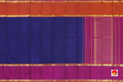 Kanchipuram Silk Saree - Handwoven Pure Silk - Pure Zari - Double Pallu - PV J 5099 - Archives - Silk Sari - Panjavarnam