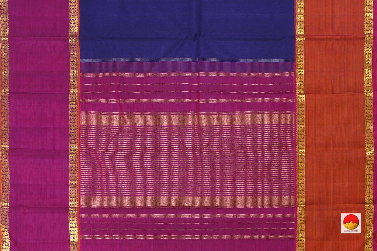 Kanchipuram Silk Saree - Handwoven Pure Silk - Pure Zari - Double Pallu - PV J 5099 - Archives - Silk Sari - Panjavarnam