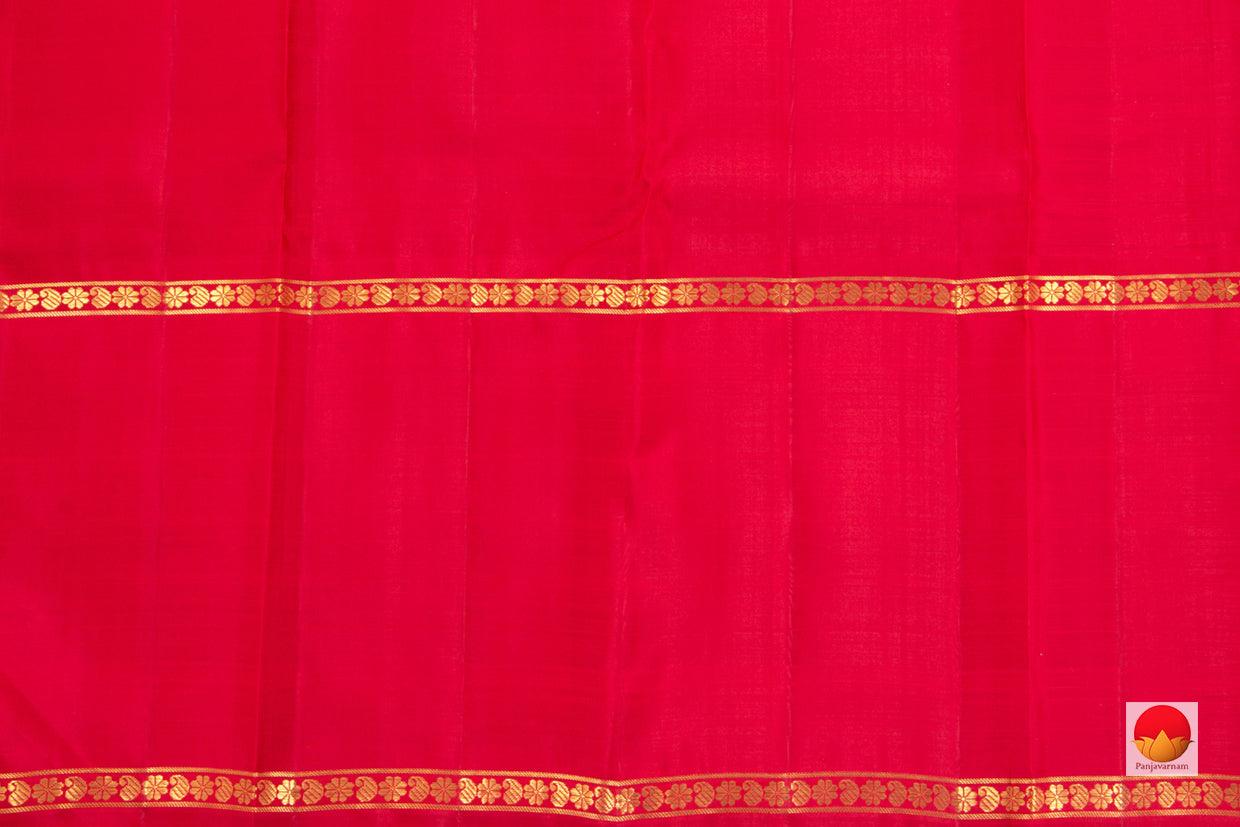 Kanchipuram Silk Saree - Handwoven Pure Silk - Pure Zari - Ganga Jamuna Border - PV G 4302 - Silk Sari - Panjavarnam PV G 4302