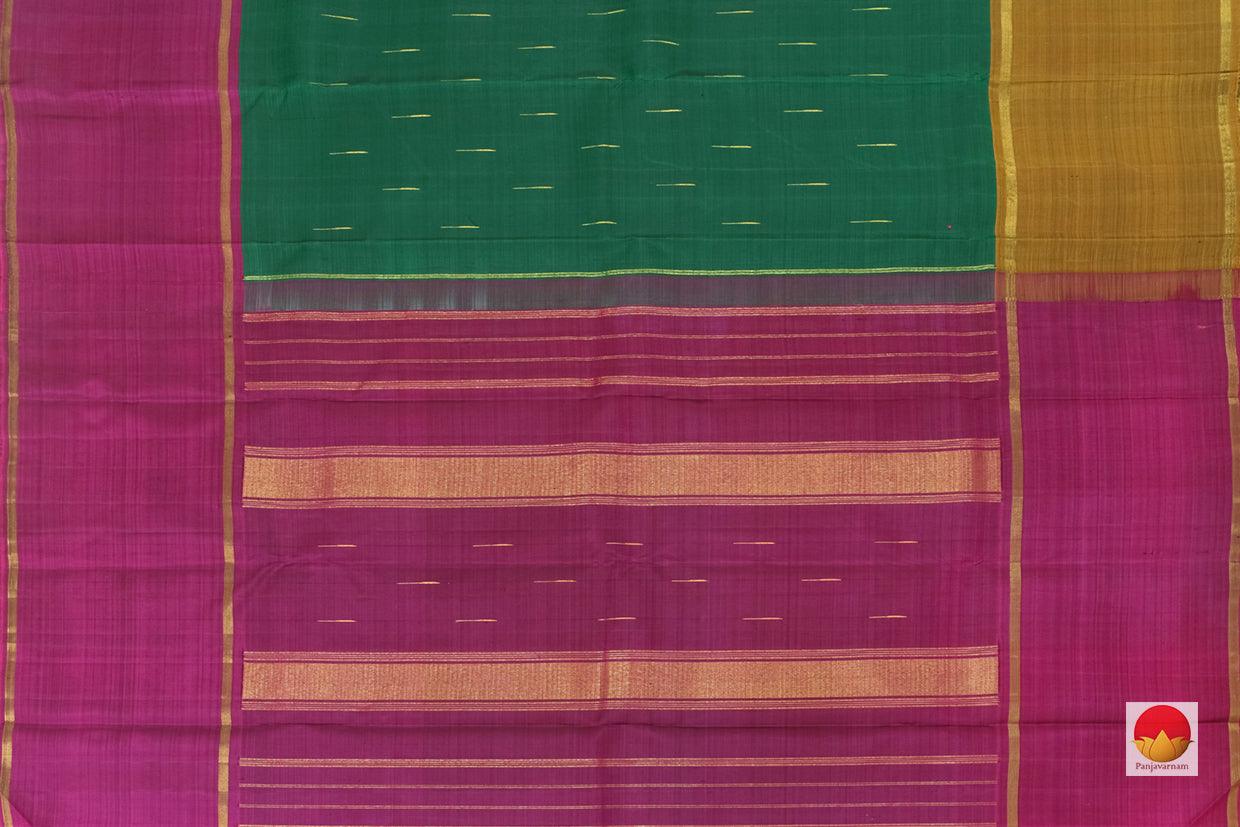 Kanchipuram Silk Saree - Handwoven Pure Silk - Pure Zari - Ganga Jamuna Border - PV SRI 24 - Archives - Silk Sari - Panjavarnam