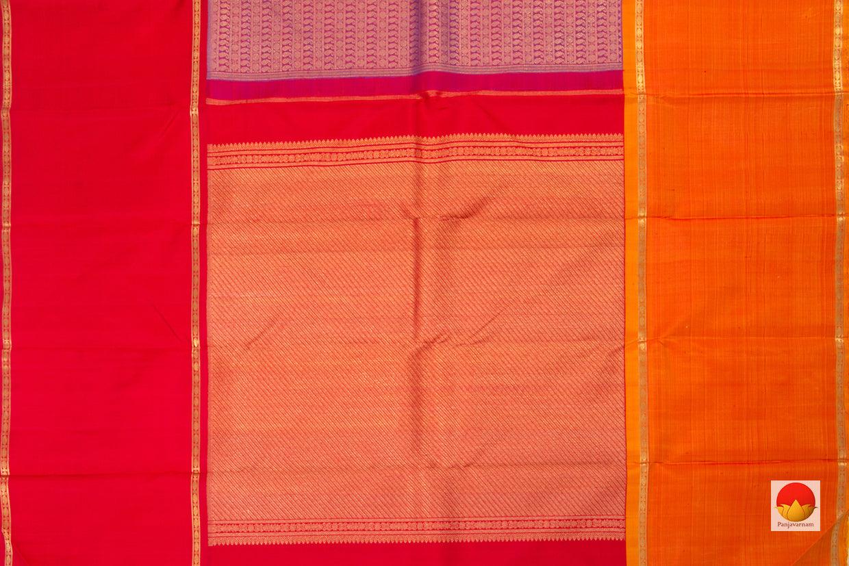 Kanchipuram Silk Saree - Handwoven Pure Silk - Pure Zari - Ganga Jamuna - PV SRI 5032 - Silk Sari - Panjavarnam