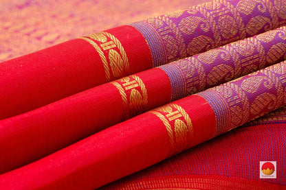 Kanchipuram Silk Saree - Handwoven Pure Silk - Pure Zari - Ganga Jamuna - PV SRI 5032 - Silk Sari - Panjavarnam PV SRI 5032