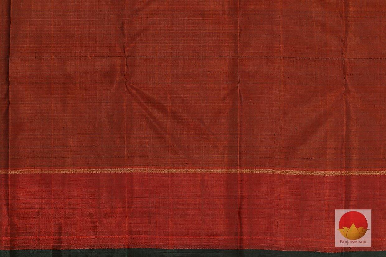 Kanchipuram Silk Saree - Handwoven Pure Silk - Pure Zari - Green & Maroon - PV SRI 1106 - Archives - Silk Sari - Panjavarnam