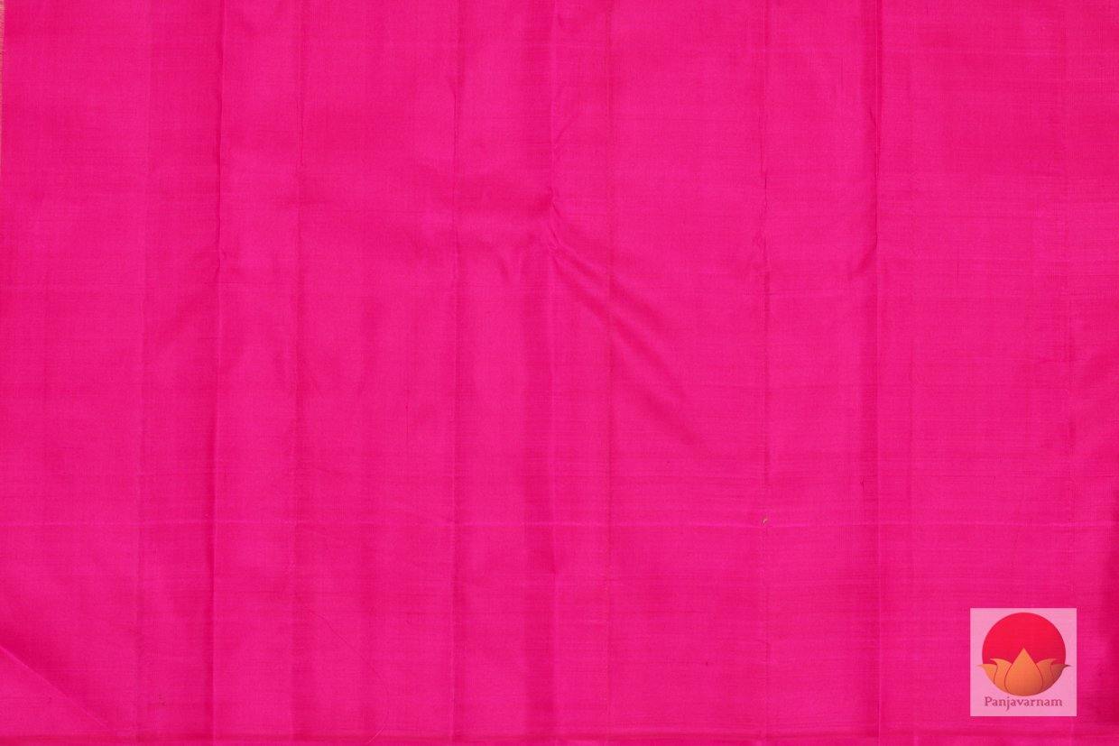 Kanchipuram Silk Saree - Handwoven Pure Silk - Pure Zari - Magenta & Pink - PV SRI 1265 - Archives - Silk Sari - Panjavarnam