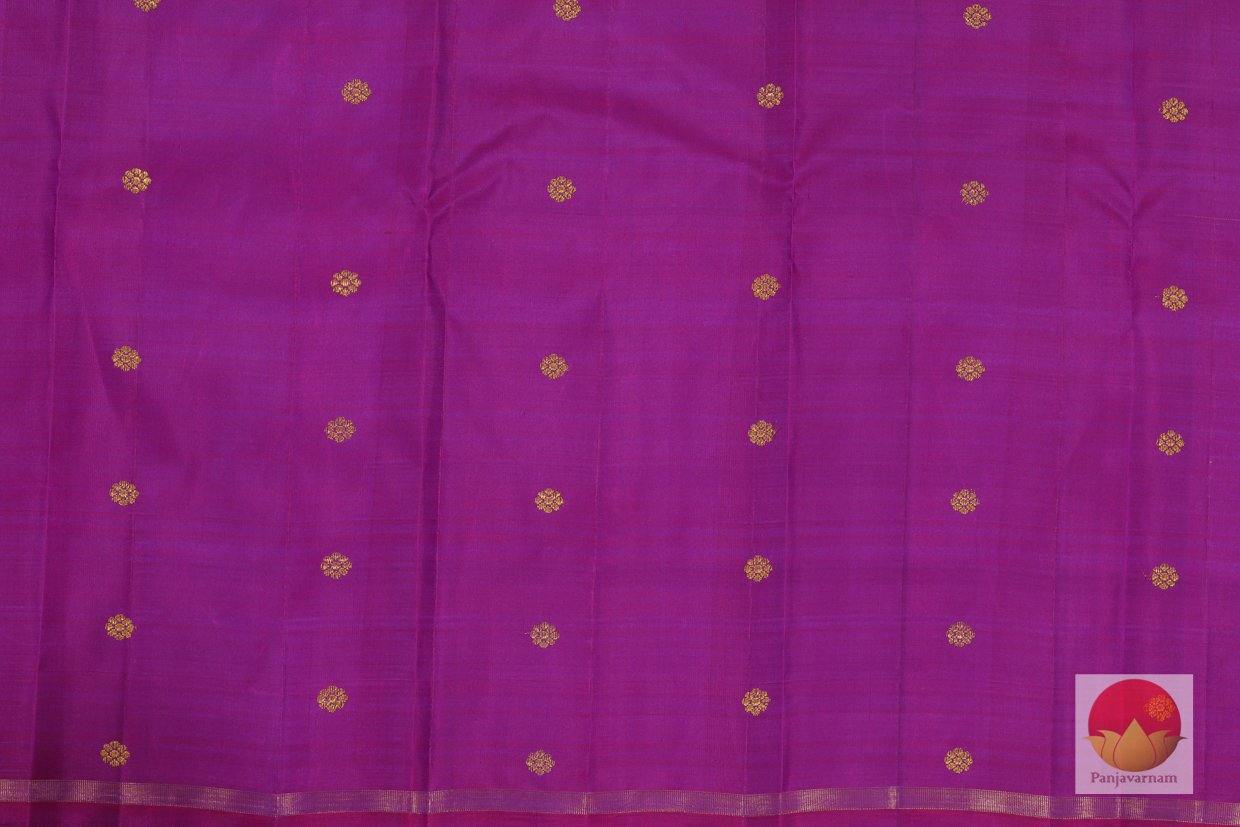 Kanchipuram Silk Saree - Handwoven Pure Silk - Pure Zari - Mauve & Purple - PV SRI 214 Archives - Silk Sari - Panjavarnam