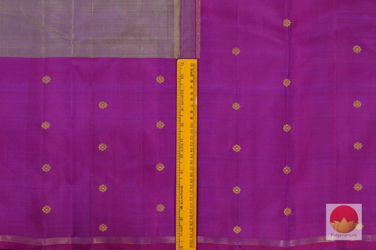 Kanchipuram Silk Saree - Handwoven Pure Silk - Pure Zari - Mauve & Purple - PV SRI 214 Archives - Silk Sari - Panjavarnam