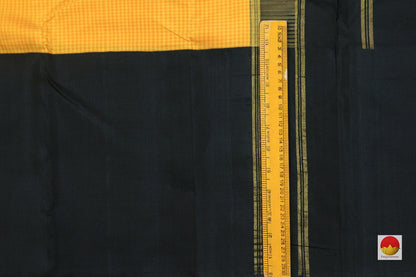 Kanchipuram Silk Saree - Handwoven Pure Silk - Pure Zari - Mubbagam - Ganga Jamuna Border - PV J 10137 - Silk Sari - Panjavarnam