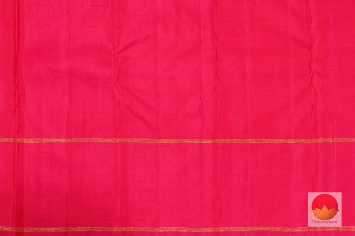 Kanchipuram Silk Saree - Handwoven Pure Silk - Pure Zari - Orange & Pink - PV SRI 211 - Archives - Silk Sari - Panjavarnam
