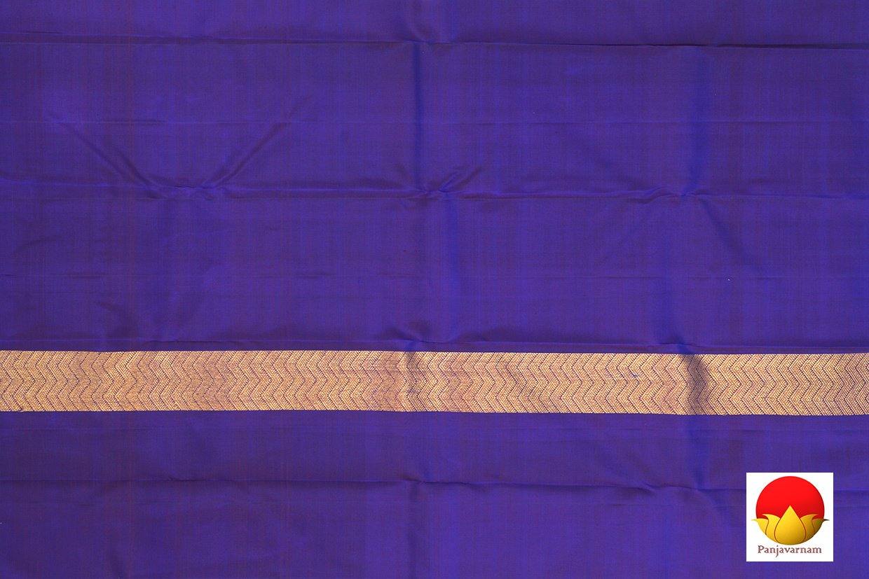 Kanchipuram Silk Saree - Handwoven Pure Silk - Pure Zari - Purple & Lavender - PV SRI 1381 - Silk Sari - Panjavarnam PV SRI 1381