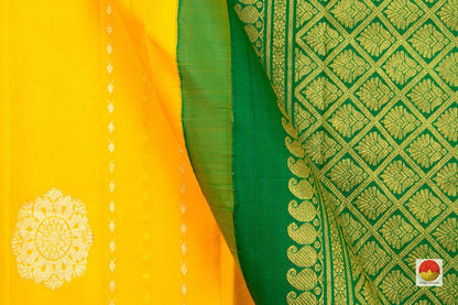 Kanchipuram Silk Saree - Handwoven Pure Silk - Pure Zari - PV 2011 SH - Silk Sari - Panjavarnam