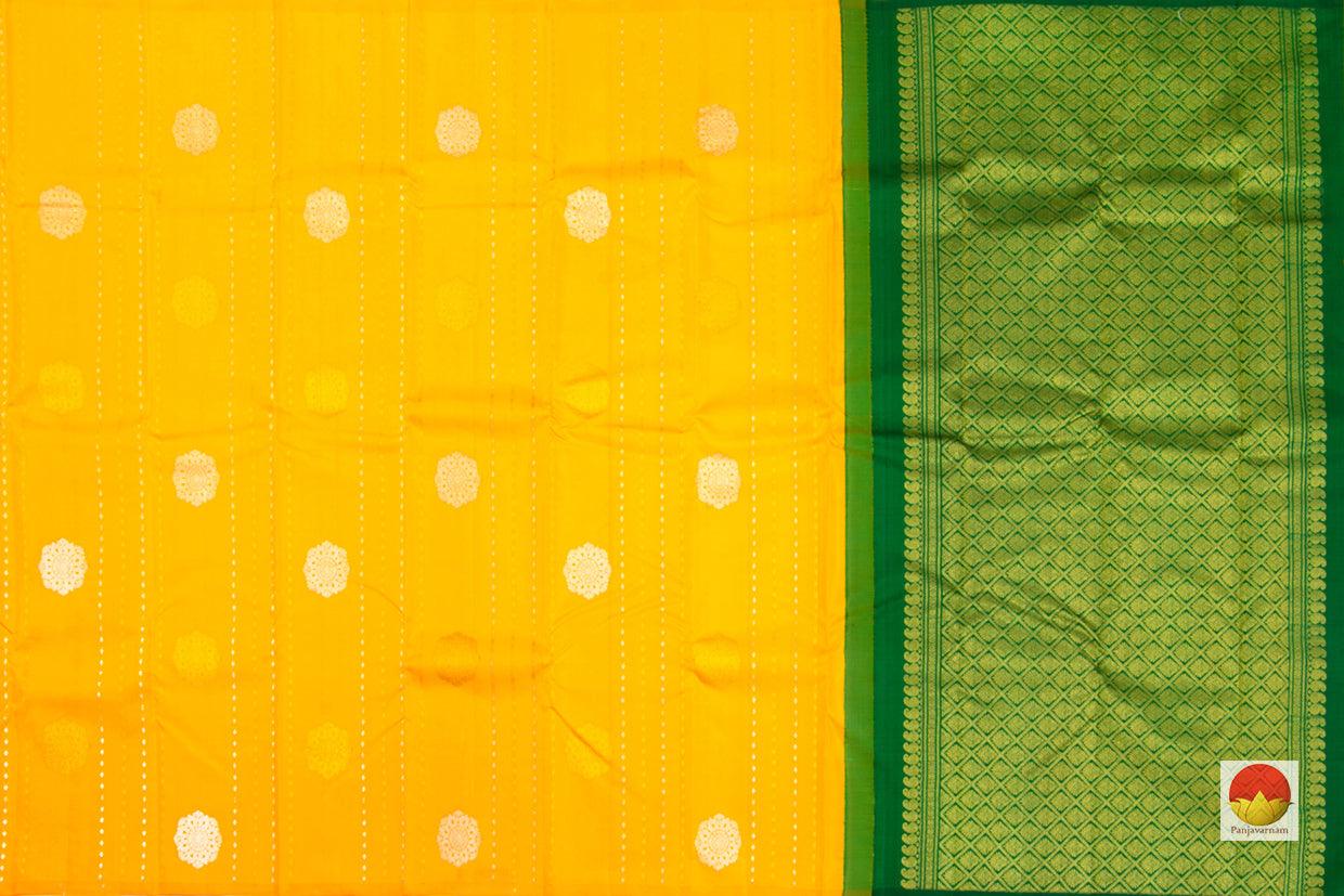 Kanchipuram Silk Saree - Handwoven Pure Silk - Pure Zari - PV 2011 SH - Silk Sari - Panjavarnam