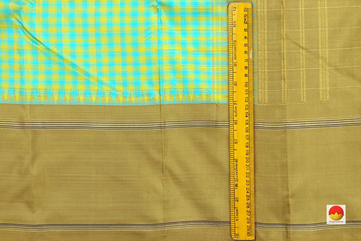 Kanchipuram Silk Saree - Handwoven Pure Silk - Pure Zari - PV 505 - Archives - Silk Sari - Panjavarnam