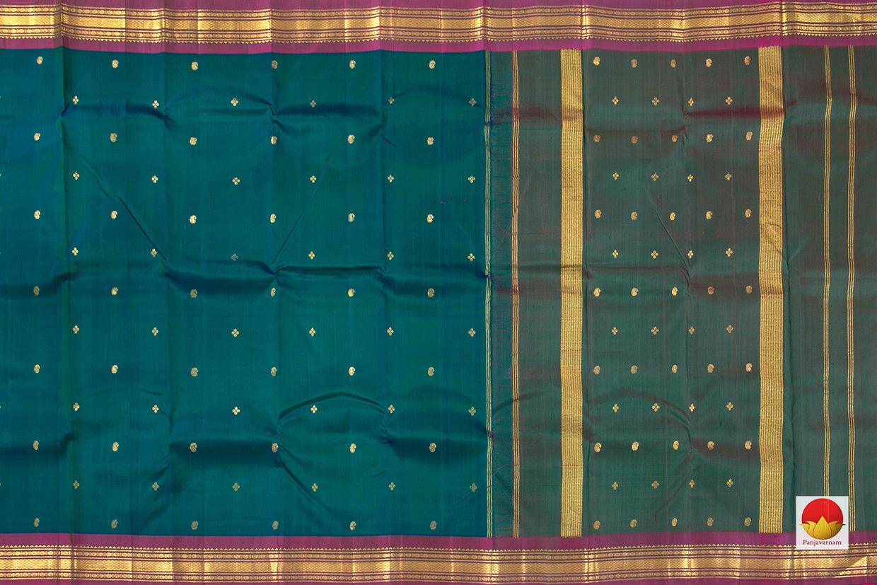 Kanchipuram Silk Saree - Handwoven Pure Silk - Pure Zari - PV ABI 117 - Silk Sari - Panjavarnam
