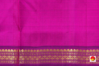 Kanchipuram Silk Saree - Handwoven Pure Silk - Pure Zari - PV ABI 2704 - Silk Sari - Panjavarnam