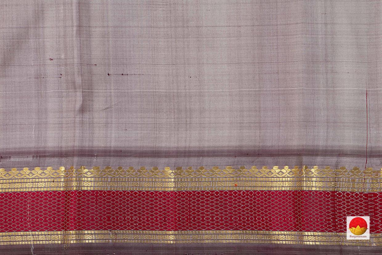 Kanchipuram Silk Saree - Handwoven Pure Silk - Pure Zari - PV ABI 2713 - Silk Sari - Panjavarnam