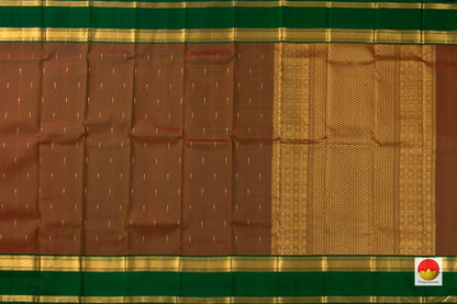 Kanchipuram Silk Saree - Handwoven Pure Silk - Pure Zari - PV ABI 2733 - Silk Sari - Panjavarnam
