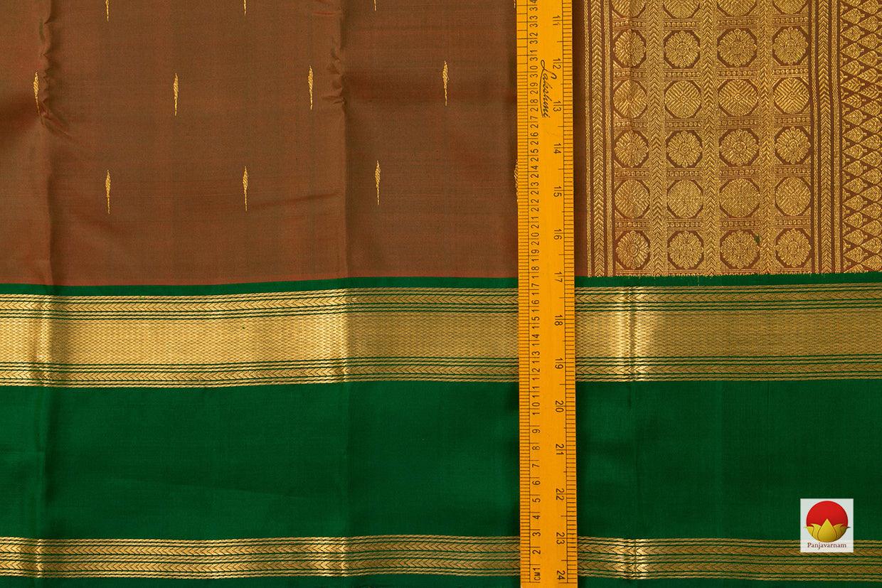 Kanchipuram Silk Saree - Handwoven Pure Silk - Pure Zari - PV ABI 2733 - Silk Sari - Panjavarnam