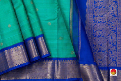 Kanchipuram Silk Saree - Handwoven Pure Silk - Pure Zari - PV ABI 2736 - Silk Sari - Panjavarnam
