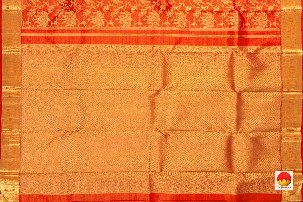 Kanchipuram Silk Saree - Handwoven Pure Silk - Pure Zari - PV ABI 46934 - Silk Sari - Panjavarnam
