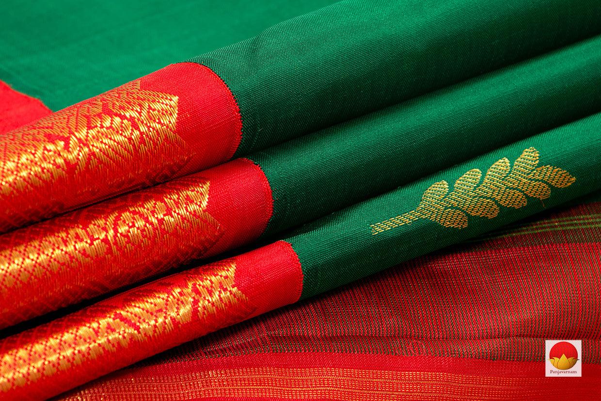 Kanchipuram Silk Saree - Handwoven Pure Silk - Pure Zari - PV AR 250 - Silk Sari - Panjavarnam