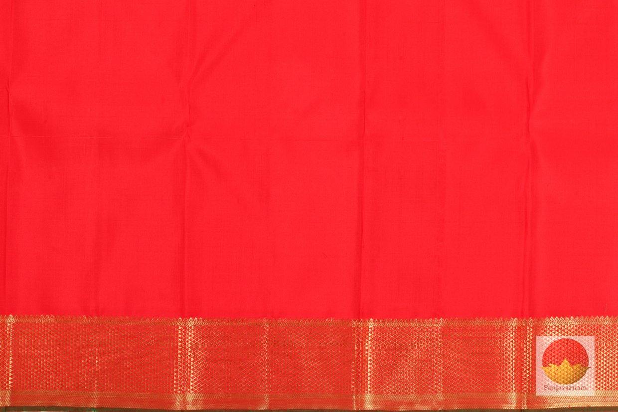 Kanchipuram Silk Saree - Handwoven Pure Silk - Pure Zari - PV BS 106 - Silk Sari - Panjavarnam