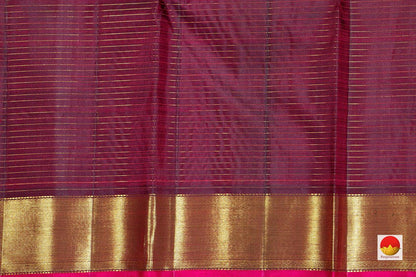 Kanchipuram Silk Saree - Handwoven Pure Silk - Pure Zari - PV DR 01 - Silk Sari - Panjavarnam