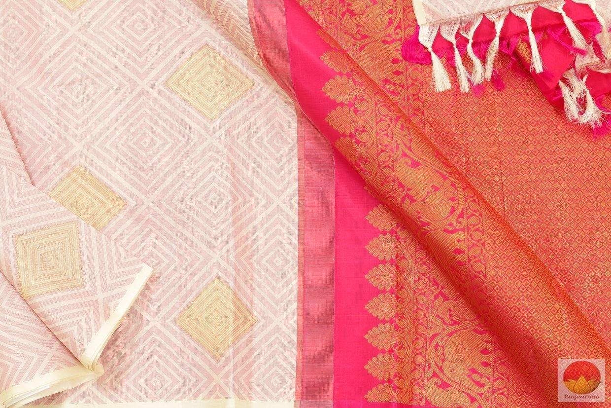 Kanchipuram Silk Saree - Handwoven Pure Silk - Pure Zari - PV DS 140 - Archives - Silk Sari - Panjavarnam